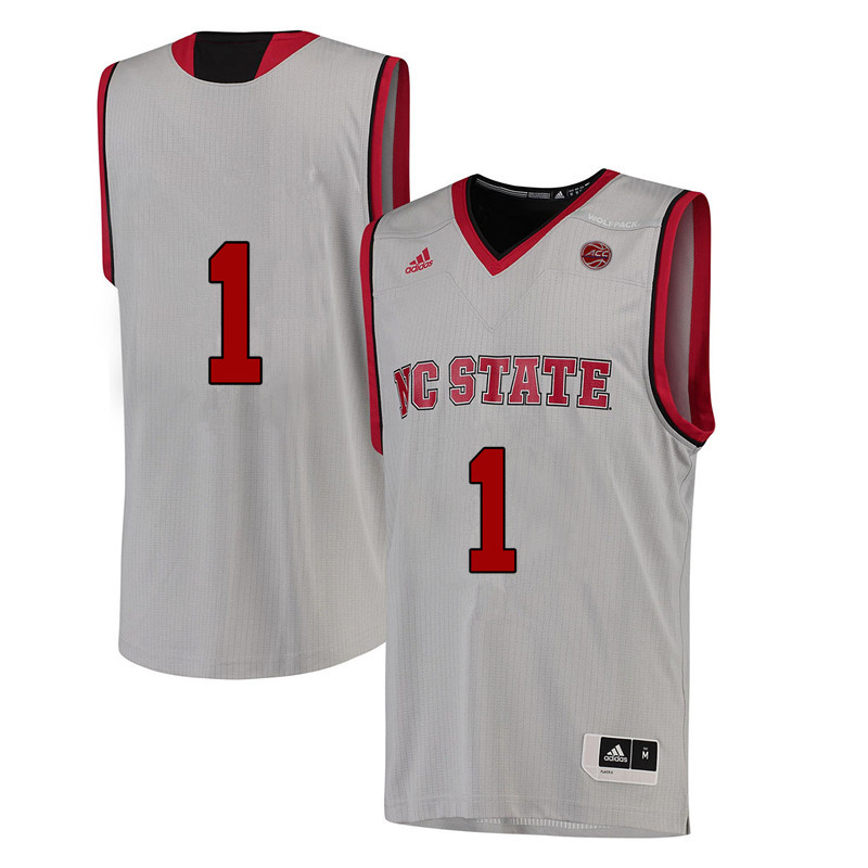 Men #1 Aislinn Konig NC State Wolfpack College Basketball Jerseys-White